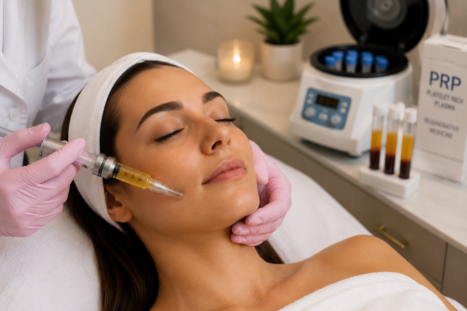 Platelet rich plasma treatment at SKIN 101 MedSpa